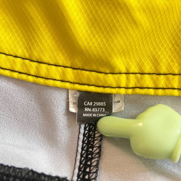 O'Neill Lopez Freak Rockstar Energy Plaid Boardshorts 30 Yellow Black Surf Y2K - Picture 16 of 16